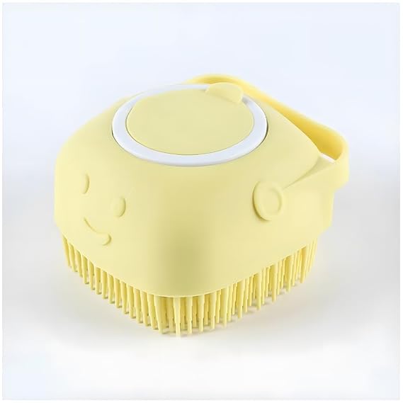 Dog Brush,Dog Brushes for Grooming,Dog Grooming Brush,Dog Comb,Dog Bath Brush,Puppy Brush,Undercoat Rake Dog,Dog Hair Brush (Yellow)