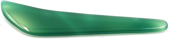 Dtacke Green Natural Agate Knife Burnisher,11cm/4.3" Polishing Gold Silver Jewellery Hand Polishing Burnisher Tool