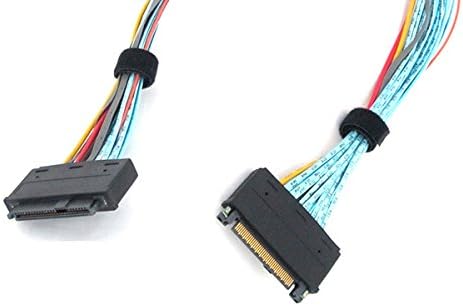 Micro SATA Cables SFF-8639 68 Pin U.2 Cable Extension Cable - 1 Meter | High-Performance 68 Pin U.2 Extension | Durable 1 Meter U.2 Cable