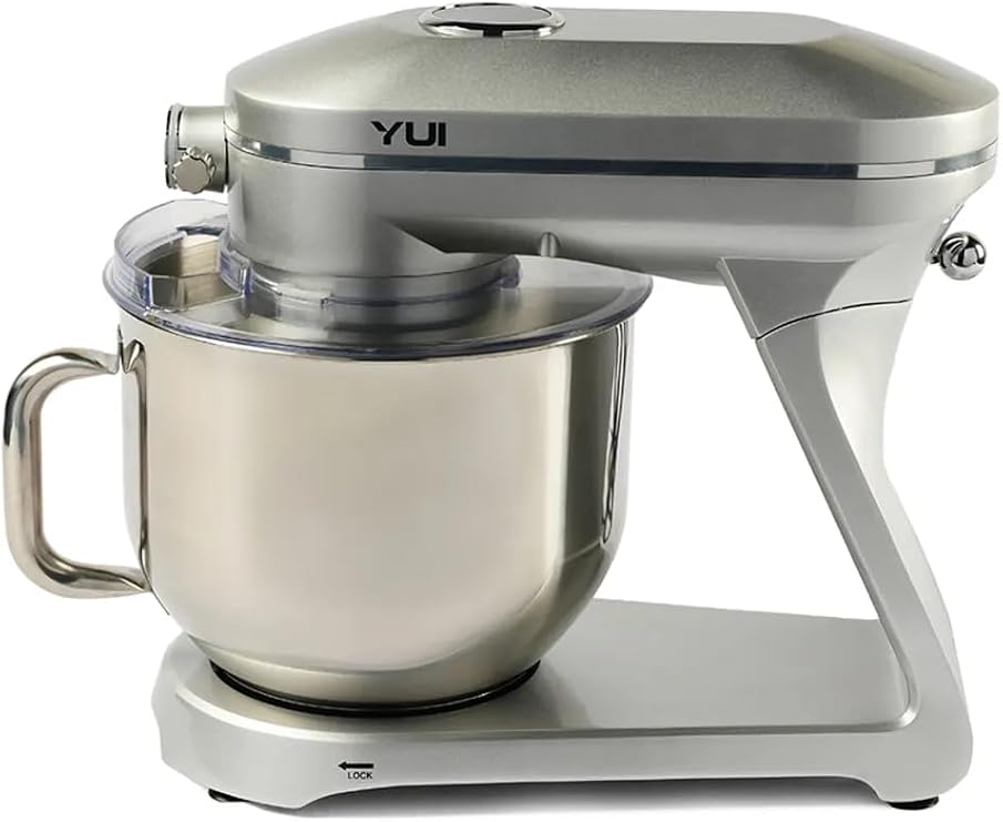 Yui Easy Chef M129 1800w Güçlü Döküm Metal Stand Mikser Gümüş