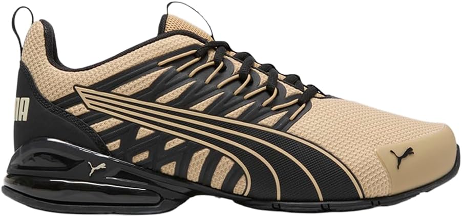 PUMA Men's Voltaic Evo Cross Trainer Sneaker, Prairie Tan-puma Black, 9.5