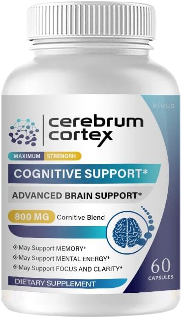 Cerebrum Cortex - Cerebrum Cortex Cognitive Support - Cerebrum Cortex Advanced Brain Support (Single, 60 Capsules)