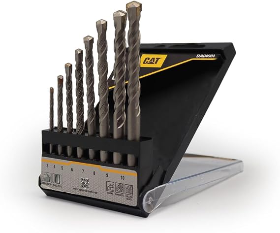 CAT DA04901 8 Parça Tungsten Karbür Beton Matkap Uç Seti
