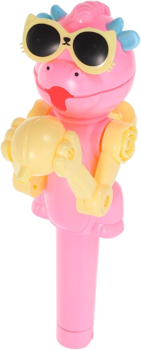 1pc Dinosaur Robot Lollipop Candy Storage Boys and Girls Toy Lollipop Holder Robotic Design for Boy Girl
