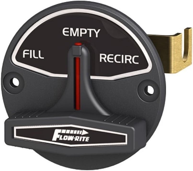 Flow-Rite Fill/Empty/Recirc Bk/White Let