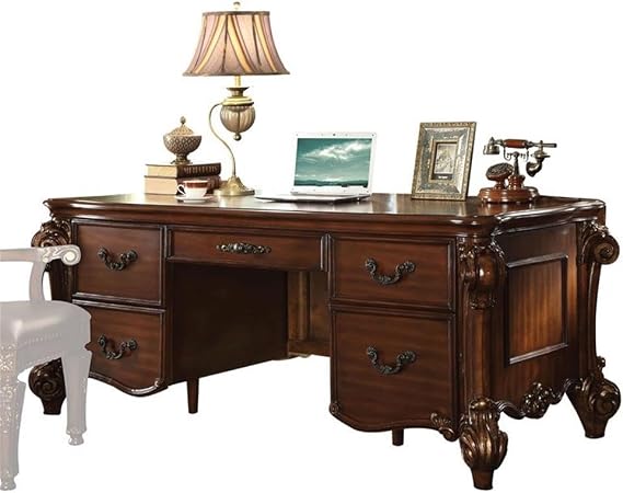 ACME Furniture 92125 ACME Vendome Cherry Executive Desk