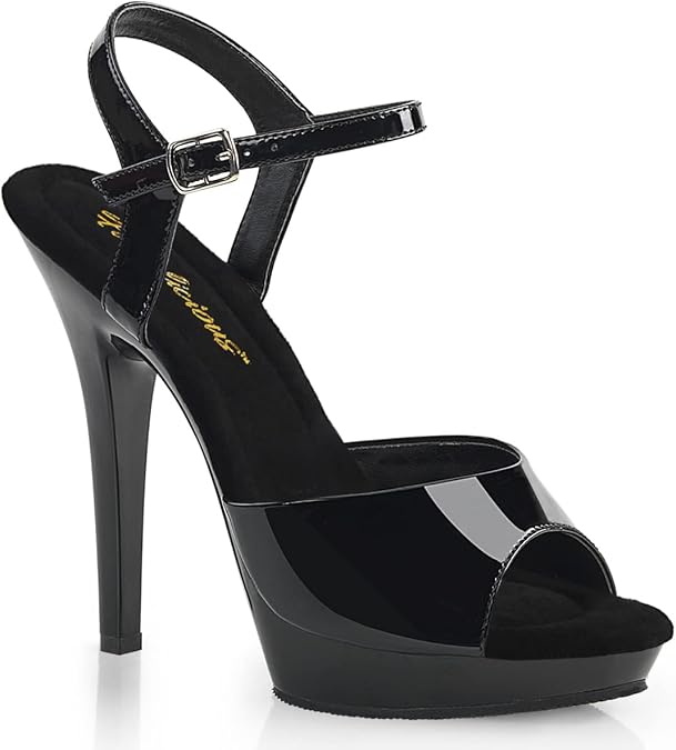 Pleaser Women's Lip-109/B/C Ankle-Strap Sandal