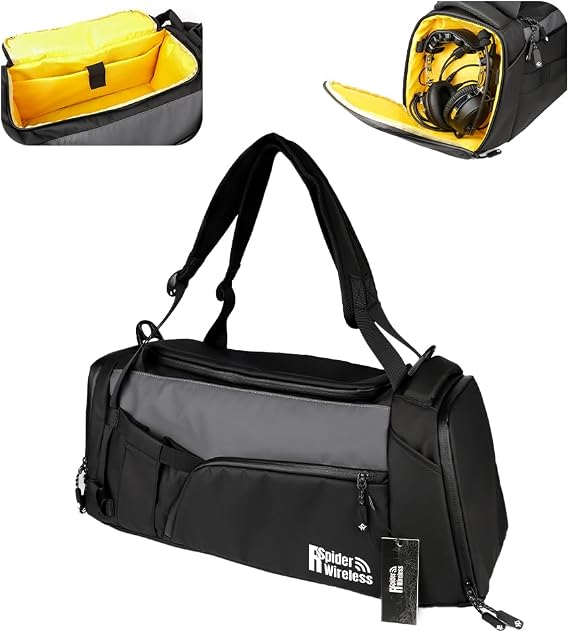 Premium Pilot Bag, Flight Bag, Aviation Bag, Black