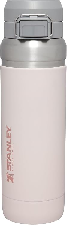STANLEY Quick Flip GO Bottle, 36 oz, Rose Quartz