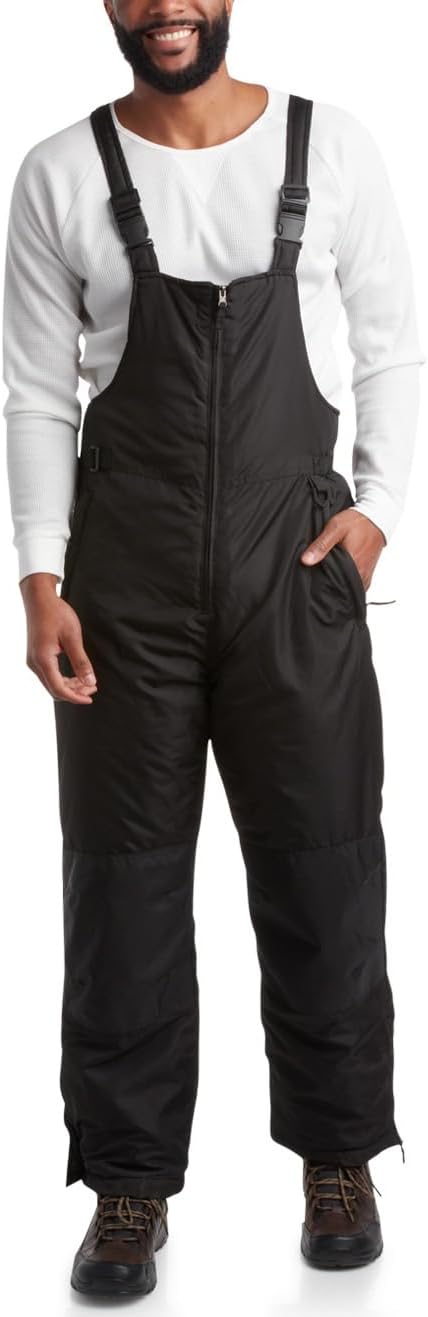 Perry Ellis Mens Insulated Waterproof Ski Snow Bib Overalls (S-3XL)