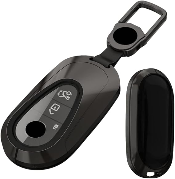 Alloy Metal Key Fob Cover,Compatible with Benz S-Class G-Class E-Class 2020-2022
