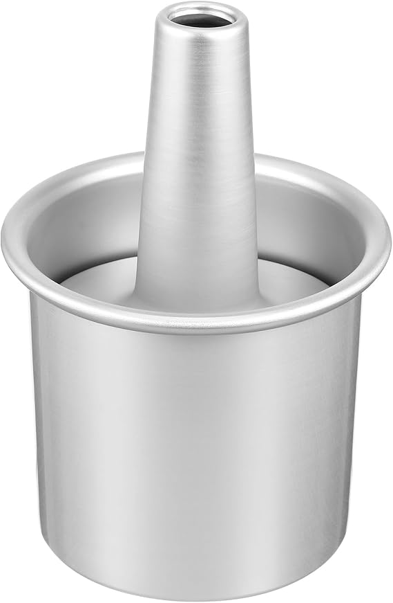 CALLARON Mini Angel Food Pan Cake Pan 4inch NonStick Chiffon Tube Pan with Removable Bottom for Oven and Baking