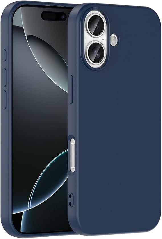 Coverzone iPhone 17 İle Uyumlu Kılıf Z-Mara Lansman Vieri Tam Koruma Arka Kapak Kamera Koruma Çıkıntılı Pürüzsüz Yüzey Lacivert