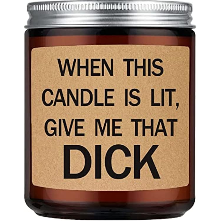 Funny Gifts for Men,Him - Birthday Gift for Fiance,Couple,Husband - Valentines Day Gifts for Him,Naughty Fathers Day Anniversary Engagement Gift for Husband,Lavender Scented Candles