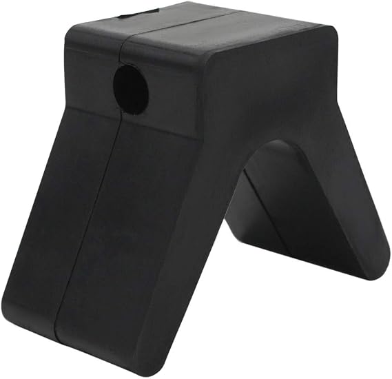 2" V-Style Marine Bow Stop for Boat Trailer with 1/2" Mounting Hole