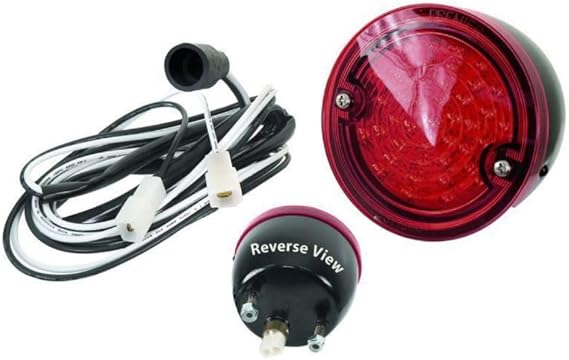 Tail Housing Tail Lamp w/41- Stepside Red for Chevy for C10 Pickup Base 60-66 for C20 Pickup Base 60-66 for C30 Pickup Base 60-66 CTL6066BR