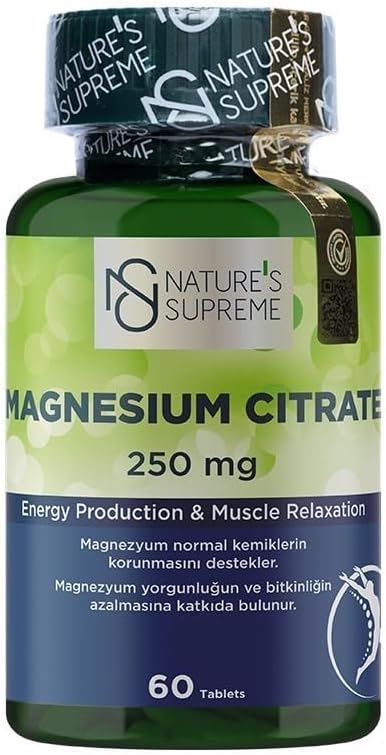 Nature's Supreme Magnesium Citrate 250 Mg 60 Tablet