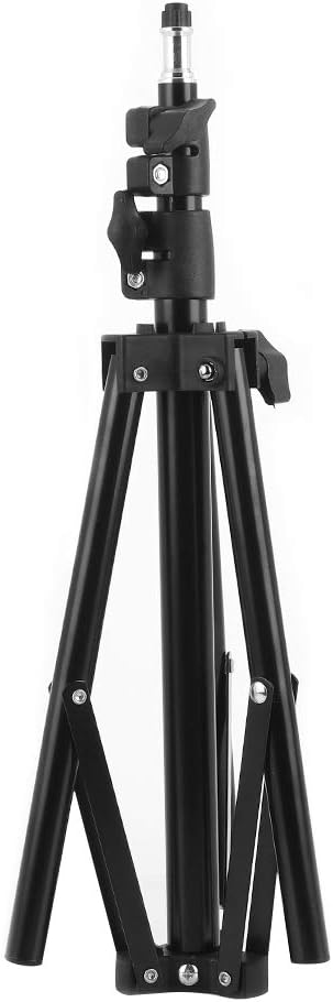 Projektör tripodu, 6 mm üniversal alaşım zemin tripodu katlanabilir ağır yük tripod ayağı, 1,2 m yüksekliğe kadar projektör için ayarlanabilir 6 mm arayüzlü tüm makinelere uyum