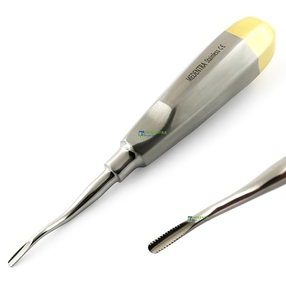 Professional Dental Elevators | Restorative Composite Implants | Luxating Filling | Root Extraction | Osteotome PDL Periotome Instruments (Elevator #77R)