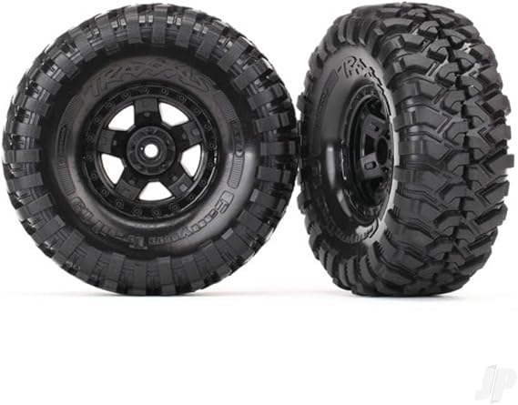 Traxxas 8179 Assembled 1.9" TRX-4 Sport Wheels with Canyon Trail Tires, Black