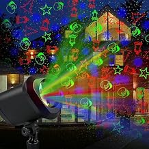 Christmas Laser Lights, Led Christmas Projector Landscape Spotlight Star Show with Remote Christmas - Decoration for Outdoor Garden Patio Wall Xmas Holiday Party, Ideal Christmas Gifts