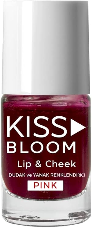 KISS & BLOOM Doğal Görünümlü Dudak ve Yanak Renklendirici Lip & Cheek Pink 11 ml