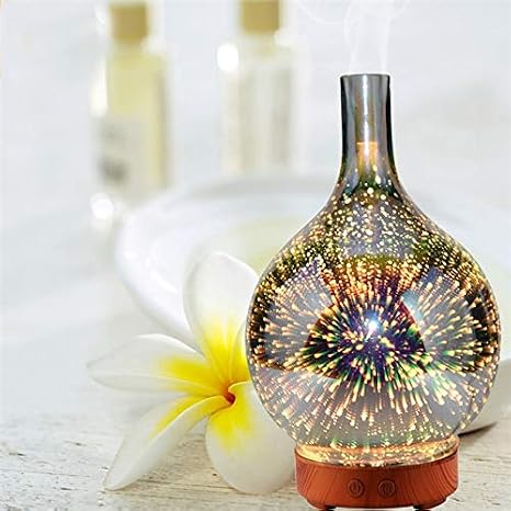 Essential Oil Diffuser Purify 100ml Colorful LED Diffuser 3d light effect Advanced Cool Mist Humidifier