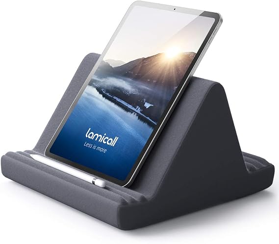 Lamicall Tablet Pillow Stand iPad Bed Soft Holder for Lap 6 Viewing Angles