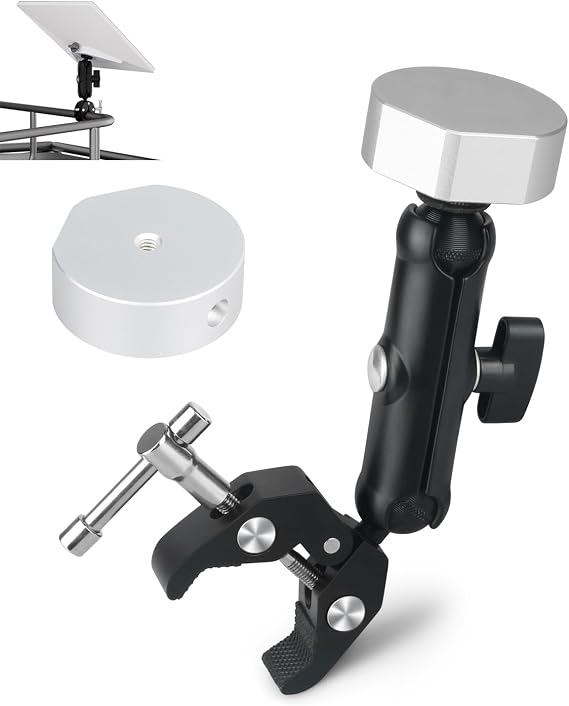 Starlink Mini Mount Kit - Adjustable Clamp Bracket for RV, Ladders, Roof Rack, Balcony, Mobile, Ladder, Accessories for Pole, Tube, Pipe, Tubing