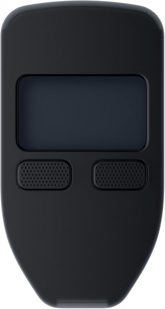 CVER - Protective Silicone Case for Trezor Model One, with Micro USB Cutout (Black)