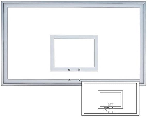 First Team Acrylic Basketball Backboard 42in x 72in - FT222