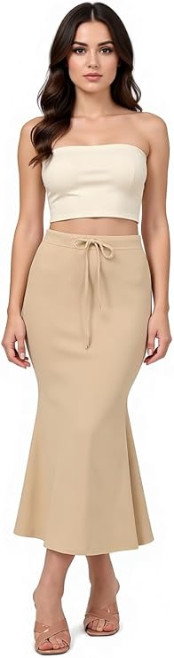 Saree Shapewear Petticoat for Women | Slim Fit Underskirt Comfortable Shapewear for Indian Ethnic Wear