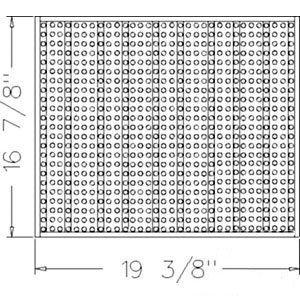 Compatible with John Deere Tractor Side Screen RH/LH Part No: A-AL67554, AL67553, AL60648, AL60649, AL67284, AL67286, WNAL67554, 104090