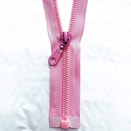 2-5 Pieces, 5#25-70 Cm Detachable Resin Zipper Opening Opening Automatic Ecological Locking Plastic Zipper For Sewing Suit