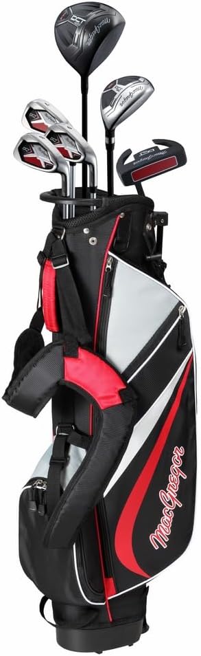 MacGregor Golf DCT4000 Golf Clubs Set with Bag, Mens Left Hand (6 Clubs / 9 Pieces)
