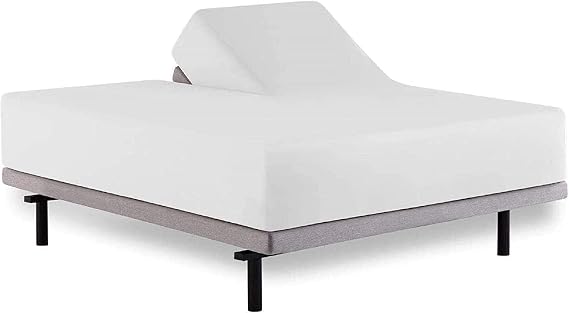 Top King Sheets for Sleep Number Beds - Flex Head, 34" Split, 6 Pcs Microfiber Set, White