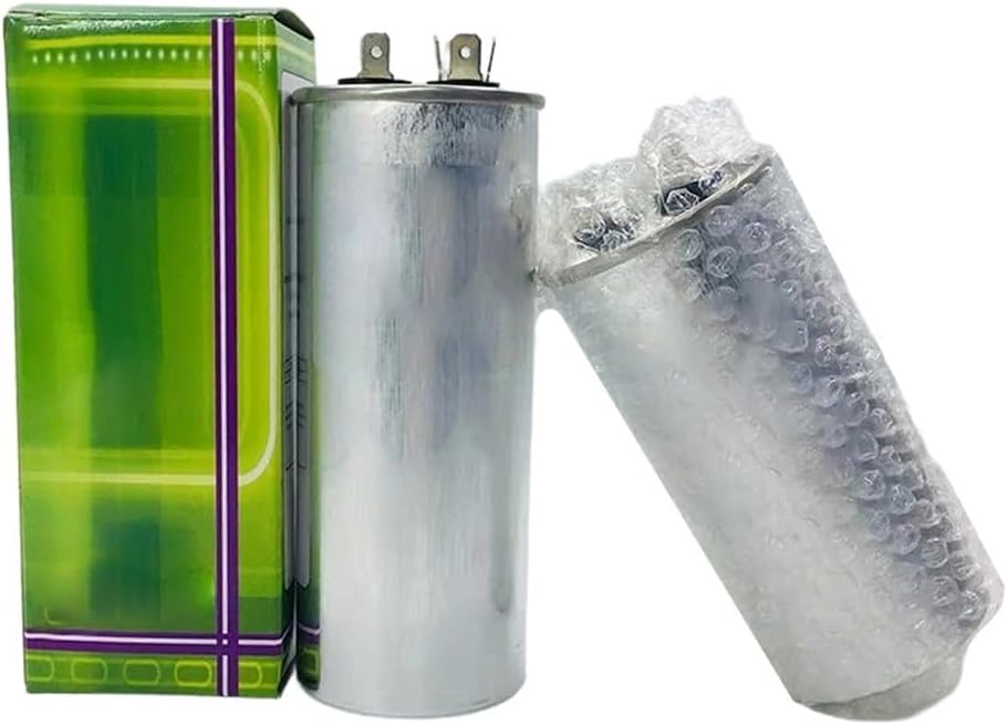 CBB65 Dual Run Capacitor 40+5uF 440V AC Motor Start Unit HVAC Refrigeration Conditioner Heat Pump, Wide Temp -40 to 85C(45UF)