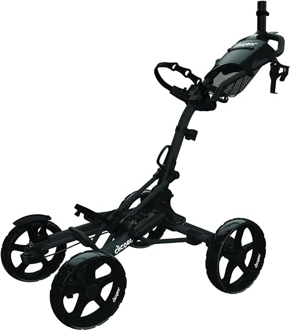 Clicgear 8.0+ Golf Push Trolley, Black,
