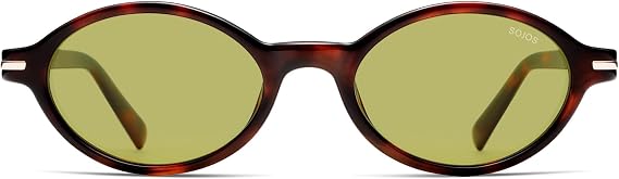 SOJOS Small Oval Polarized Sunglasses Womens Mens SJ2717
