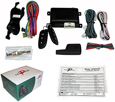 Prestige APSRS3Z 3-Button 2 Remote Start Auto Car Starter and Keyless Entry 1000 Range