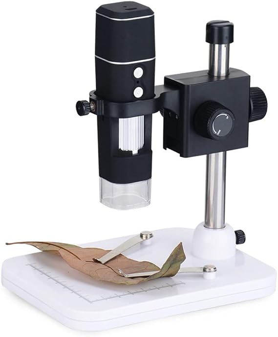 Handheld 1000X Microscope 1080P Digital for Microscope Mobile Phone Computer Repair with Bracket Microscope