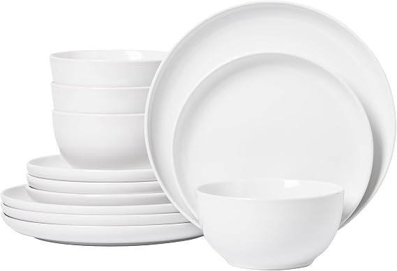 Pure 12 Piece Stoneware Dinnerware Set - Service For 4