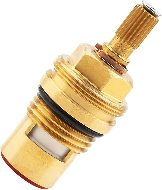 Faucet Cartridge Parts Compatible with Hansgrohe 94009000 Hot Widespread Faucet Cartridge 1-inch Spare Part in