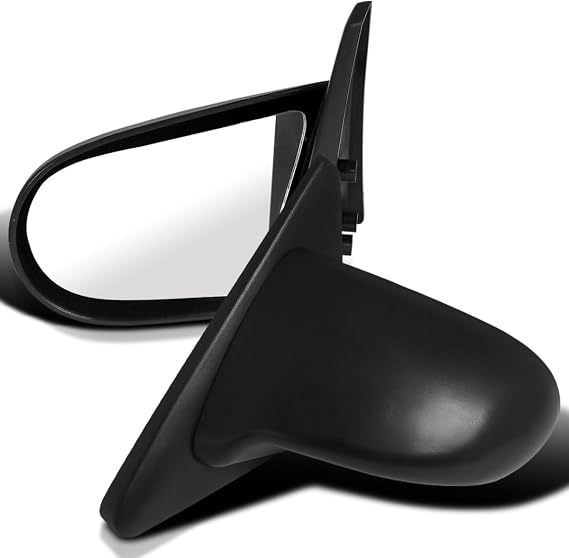 Spec-D Tuning Manual Sports Side Mirrors Black Compatible with 1996-2000 Honda Civic EJ EK 2/3Dr Coupe/Sedan Left + Right Pair