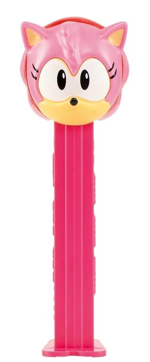 PEZ Sonic Candy Dispenser - Amy Rose PEZ Candy Dispenser Party Favor With 2 PEZ Candy Refills | Sonic Party Favors, Gift Bags