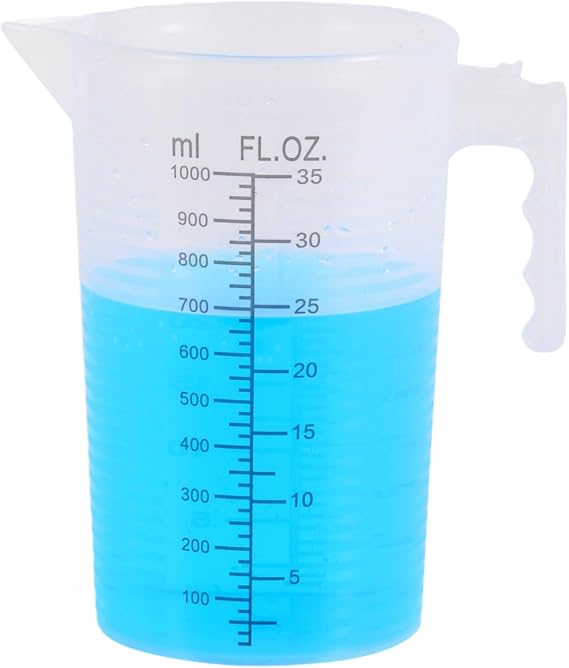 Large Measuring Measure Pitcher for Kitchen, 35oz/1000ml