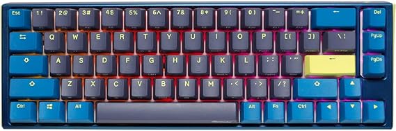 Ducky One 3 Daybreak SF 65% Hotswap RGB Double Shot PBT Quack Mechanical Keyboard (Cherry MX Black)