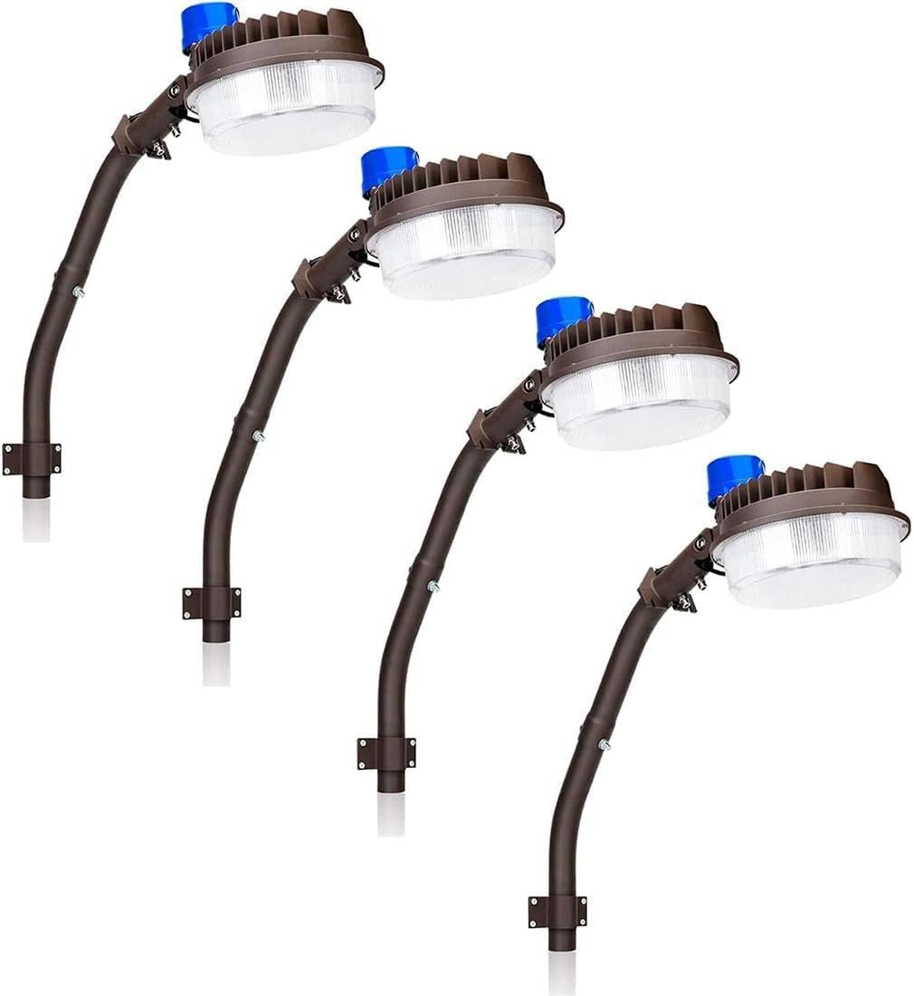 ledmo 120W 21,000lm LED Barn Light Adjustable Angle Warehouse Barn Workshop 4 Pack