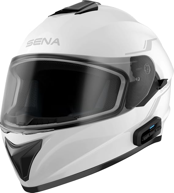 Sena OutForce Smart Helmet Full Face (Glossy White, Small) (OUTFORCE-GW00S) - SP85