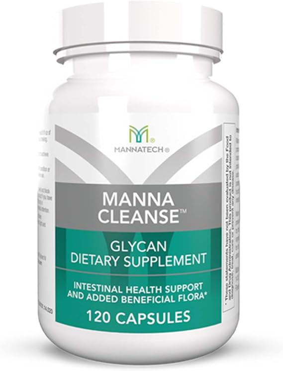 Mannatech MannaCleanseTM - Gut Enzymes & Probiotics 120 Capsules